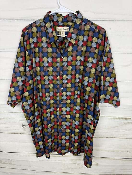 Tori Richard Other - Tori Richard Men's 2XL Cotton Lawn Geometric Circle Print Short Sleeve
